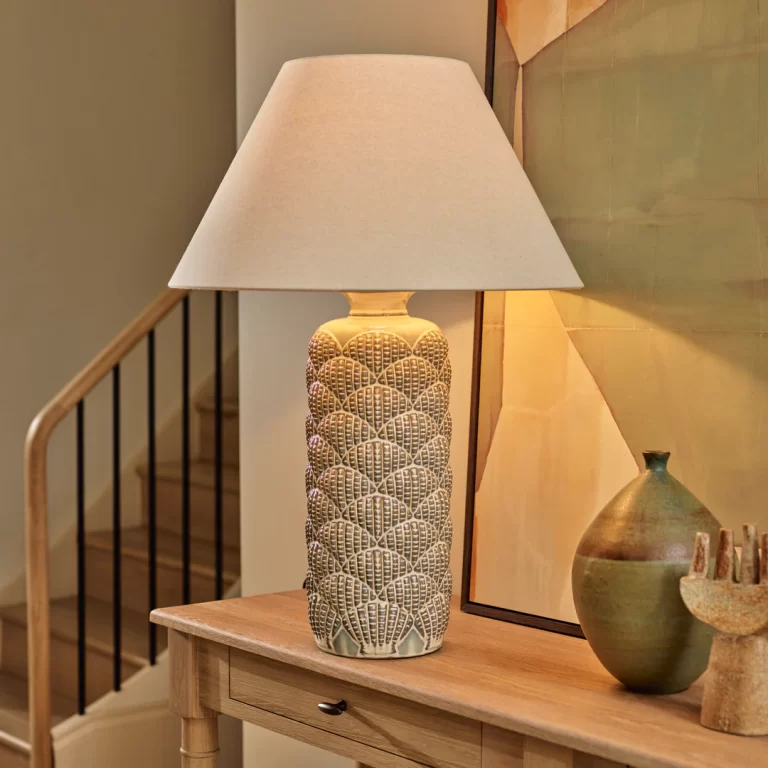 Intricately patterned lamps