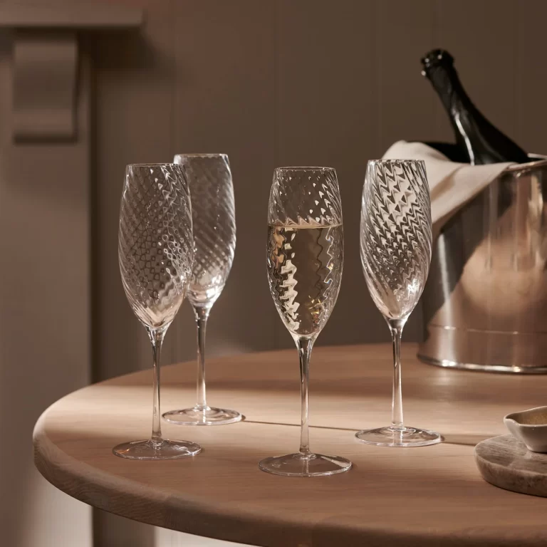 Islington Champagne Flutes, Set of 4